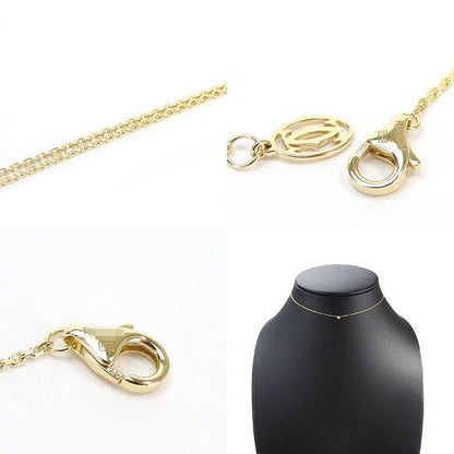 Cartier Necklace Diamants Légers Diamonds 750 YG 18K Gold Approx 2.2g Yellow