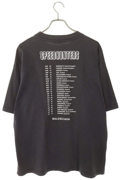 Balenciaga 541875 Tcv38 Speed Hunters Print T-shirt Men's XS