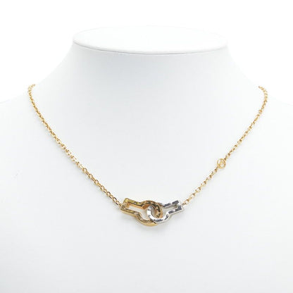 Louis Vuitton Collier Twin Rocks M64887 Gold Silver Plated Metal Ladies Louis
