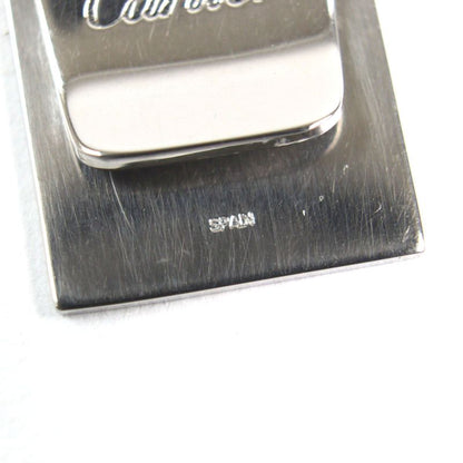 Cartier Happy Birthday 2C Decor Logo Engraved Bill Clip Billfold