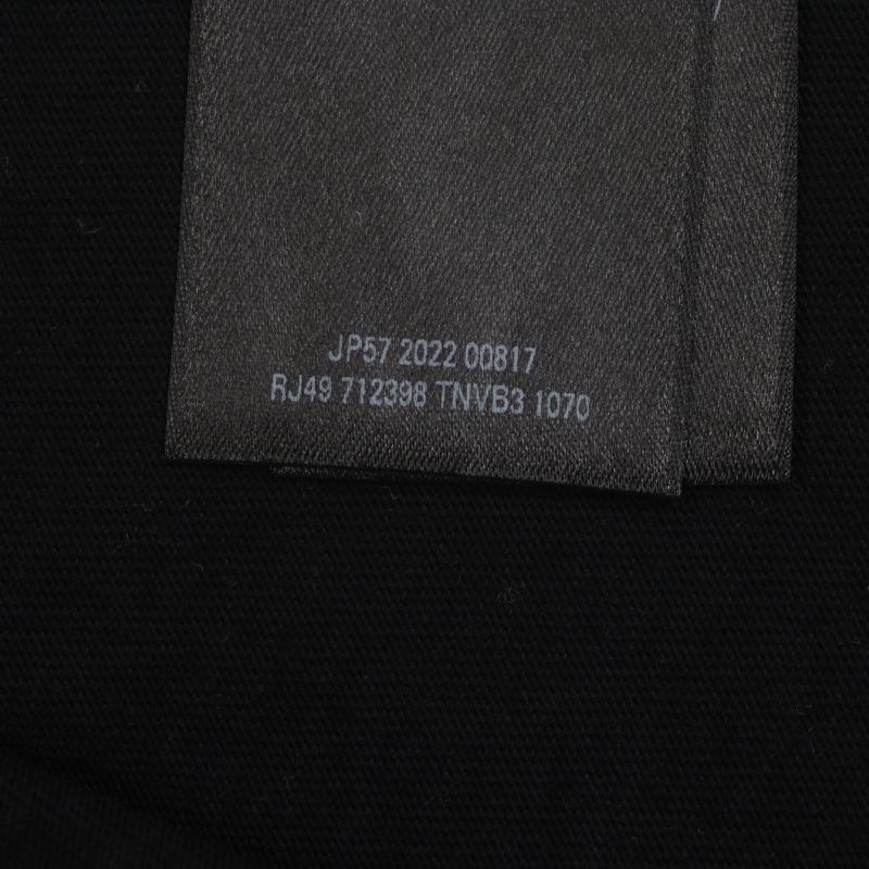 Balenciaga 22AW 712398 Be Different 100% Cotton Unisex Oversized Damaged Crew