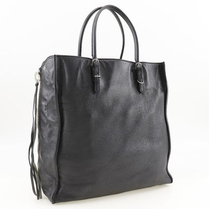 Balenciaga Paper Bag 255412 Calf Black Women's Tote Bag