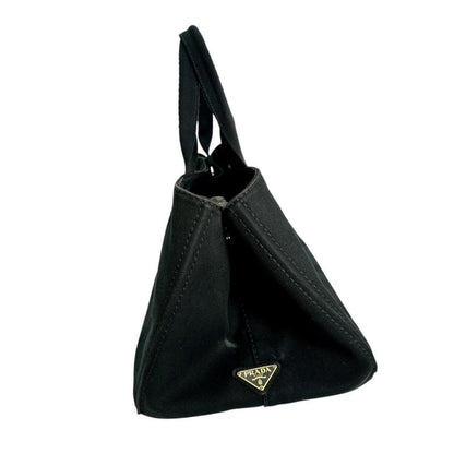 Prada Ibg 642 L-Size Canapa GM Tote Bag Black