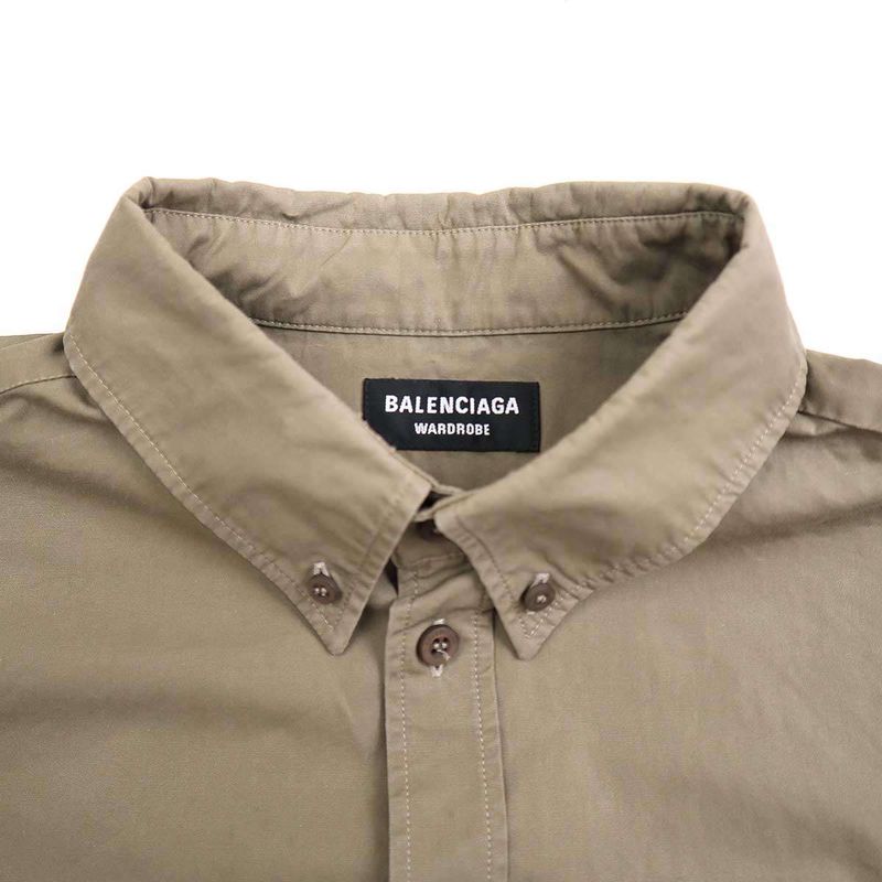 Balenciaga BB Icon Shirt Large Fit Large Fit Shirt 703842 Tyb18 Brownish 39