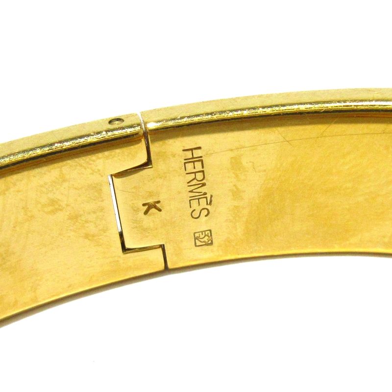Hermes Bangle Click Clack Gold And Black