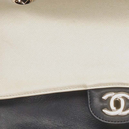 Chanel Classic Bicolor Double Flap Shoulder Bag For Men