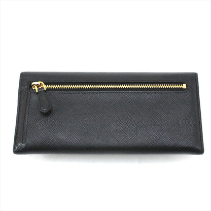 Prada Saffiano Bifold Long Wallet Black