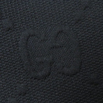 Gucci 655183 GG Pattern Jersey Jacquard Skirt Black S Genuine