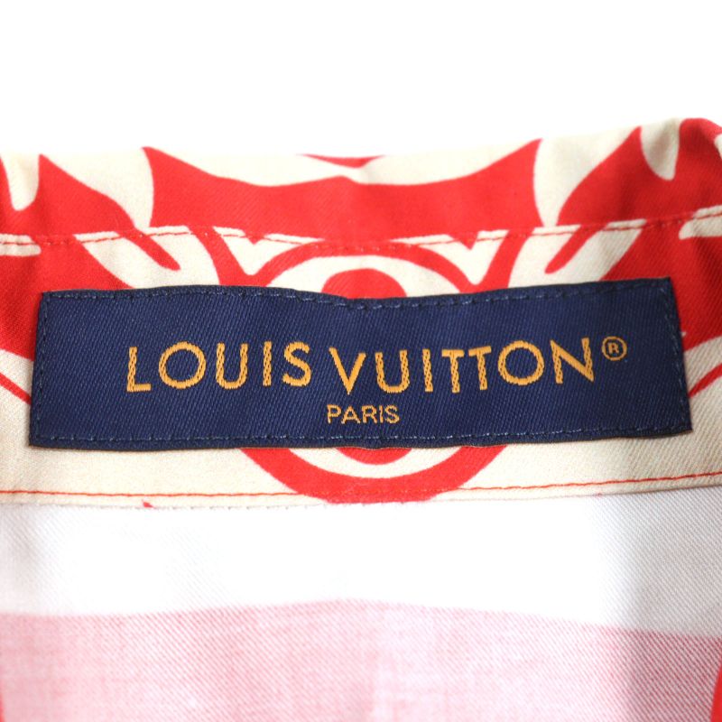 Louis Vuitton 24AW 1afqy6 Camicia A Maniche Corte In Cotone Stampato Monogram -