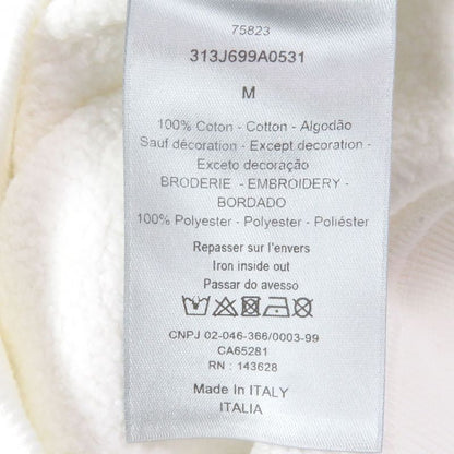 DIOR Homme 23SS 313j699a0531 Logo Embroidery Sweatshirt White M Made In Italy