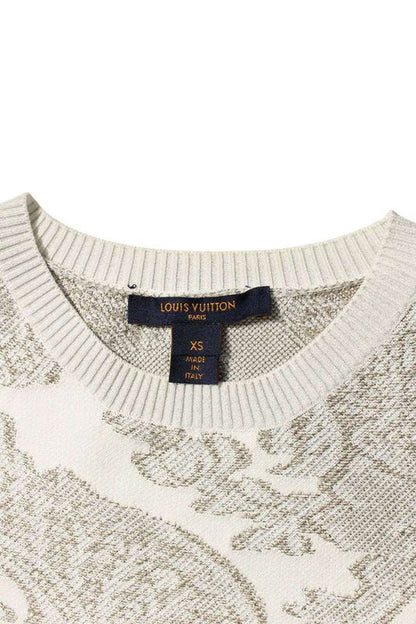 Louis Vuitton Fekd73hfy Allover Knit Dress Women's XS