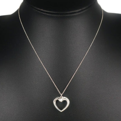 Tiffany & Co New Tenderness Heart Paloma Picasso 925 Silver Ladies 4.4g Necklace