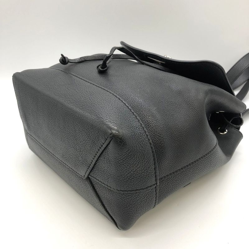 Louis Vuitton Lock Me Backpack M41815 Backpack Daypack Leather Black Women