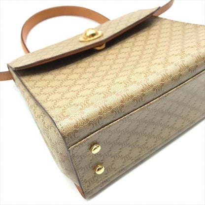 Celine Macadam Pattern Star Ball 2-Way Bag Crossbody Brown