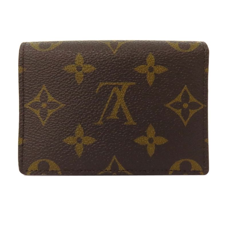Louis Vuitton M93802 Porte Feuille Marie Card Case Monogram Canvas Women