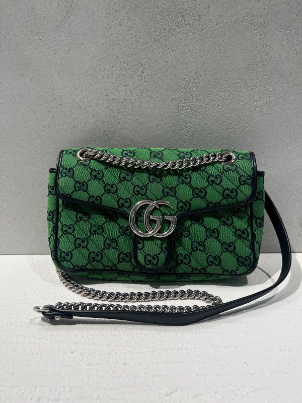 Gucci Marmont Quilted Green