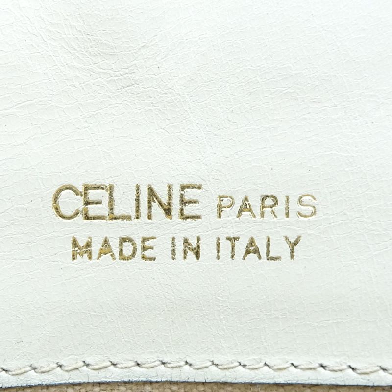 Celine Shoulder Horse Carriage Ivory Bag