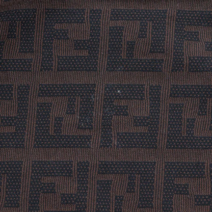 Fendi Zucca Nylon Brown Women's Mini Skirt