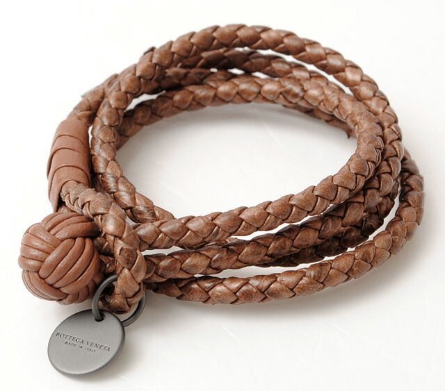 Bottega Veneta Bracelet Bangle Bottega Veneta Intrecciato Ayres Brown 420445