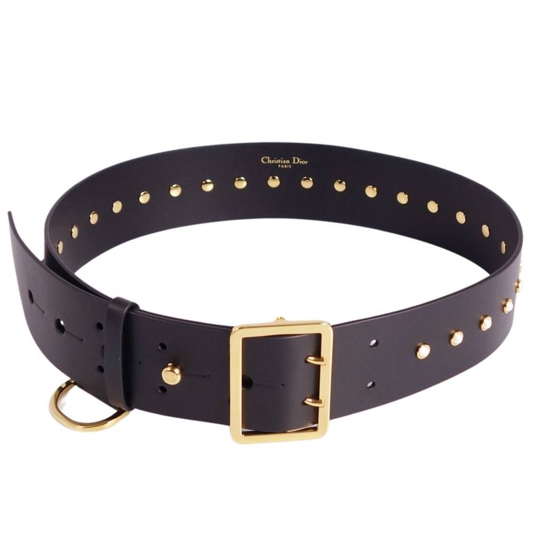 Christian DIOR Leather Belt Sta