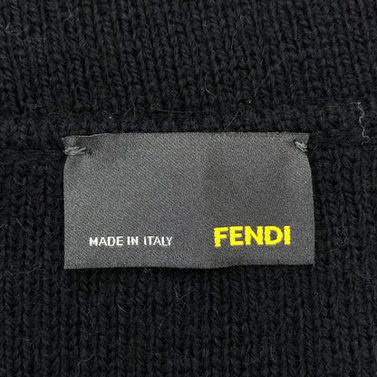 Fendi Sleeveless Knit Dress Fz8327 D8e Black 40