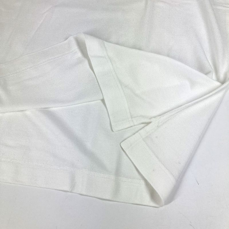 Hermes Polo Shirt H Logo Line Cotton White