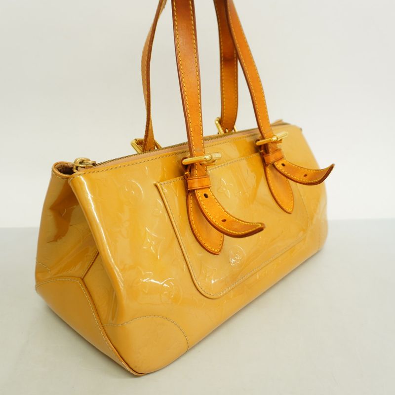 Louis Vuitton Shoulder Bag Vernis Rosewood Avenue M93509 Noisette Women's