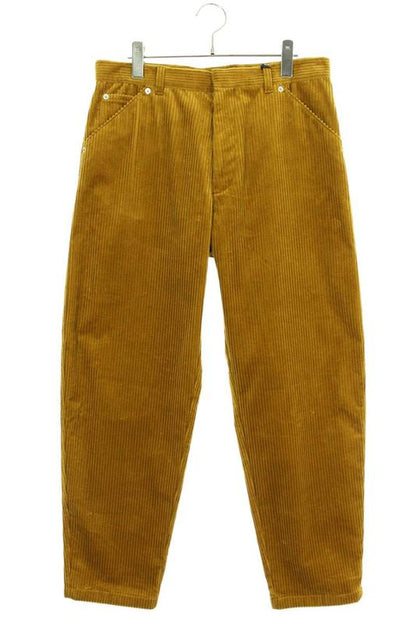 Prada Sph313 S232 13Y0 Triangle Logo Pinwale Corduroy Long Pants Men 46