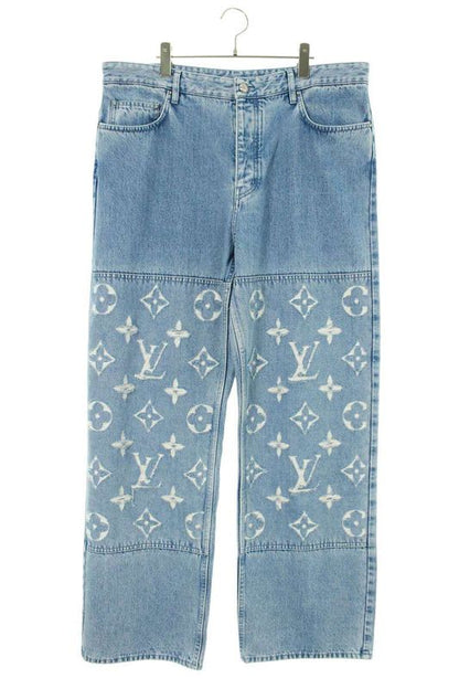 Louis Vuitton 25SS Rm251mm (9.88in) PNB Hsd18w Monogram Skate Denim Pants Men's