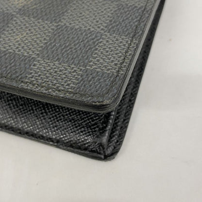 Louis Vuitton Damier Graphite Portefeuille Blazer N62665 Black Men's Long Wallet