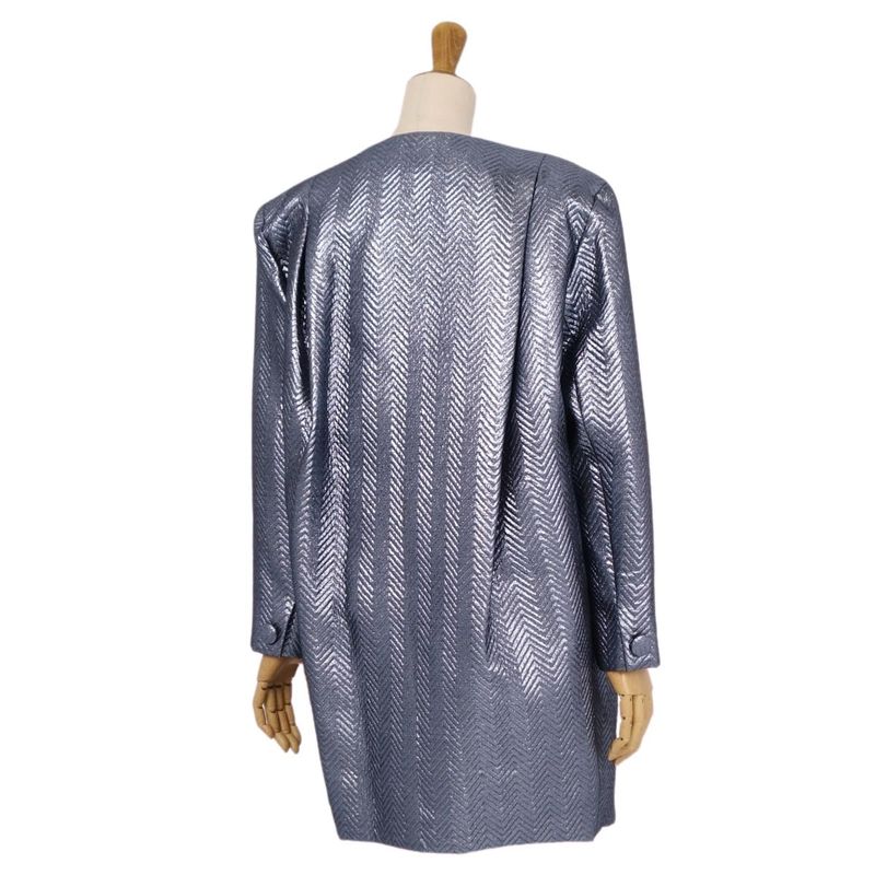 Vintage Christian DIOR Jacket Collarless Jacket None Fabric Outerwear Women's 9