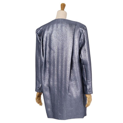 Vintage Christian DIOR Jacket Collarless Jacket None Fabric Outerwear Women's 9