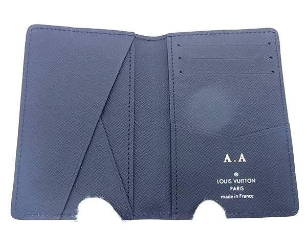 Pattern Louis Vuitton M60642 Epi Organizer De Poche Card Case Black Aw8678