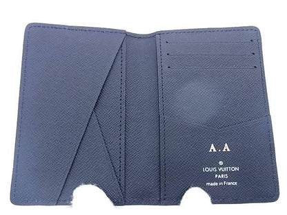 Pattern Louis Vuitton M60642 Epi Organizer De Poche Card Case Black Aw8678