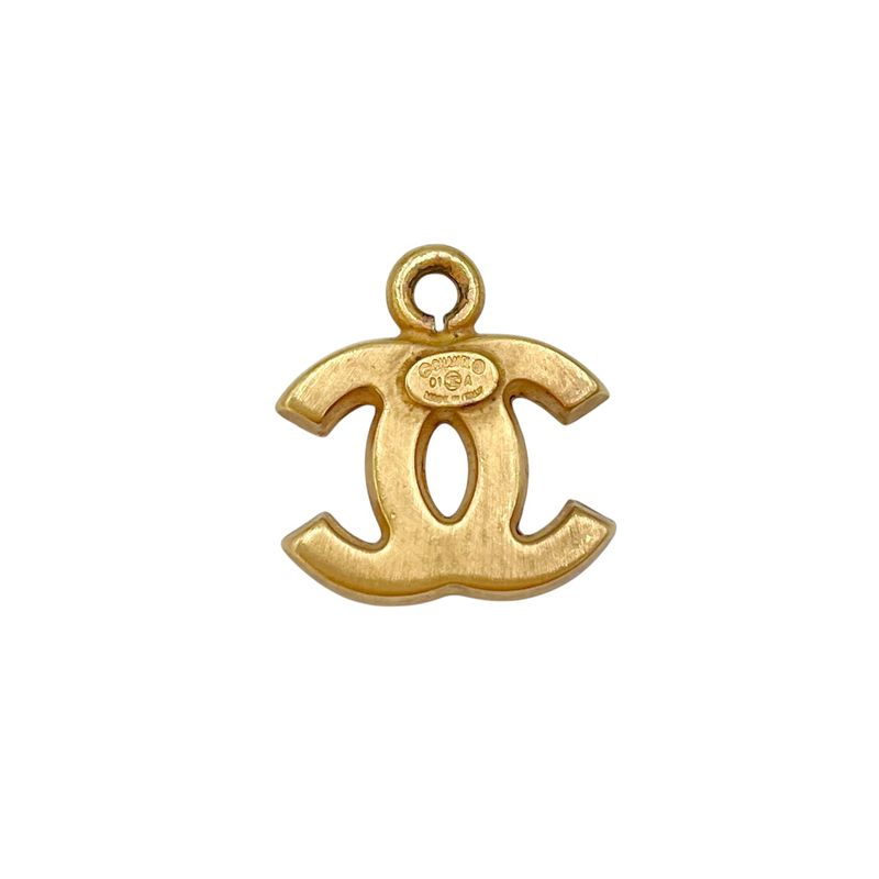 Chanel Pendant Top 01 A Coco Mark Gold Plated Gold