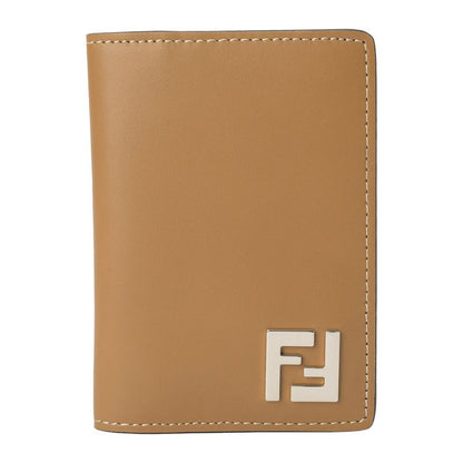 Fendi Card Case FF Square Beige