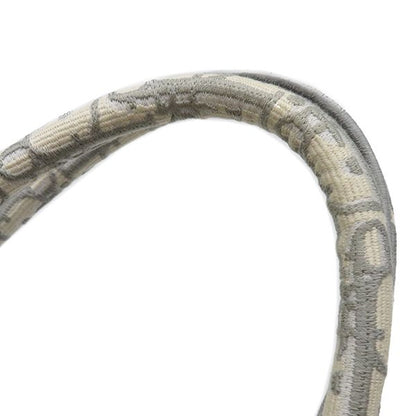 Christian Dior Tote Bag Book Tote Medium Canvas Gray Handbag Embroidery Oblique