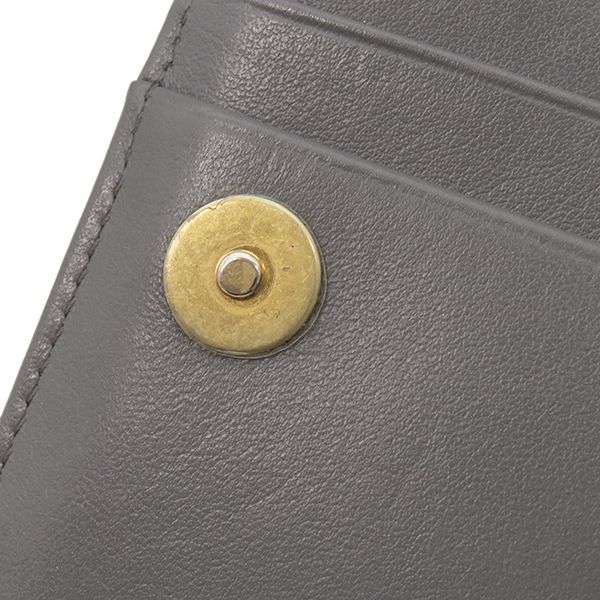 Chanel Chain Wallet Boy Chanel Chain Shoulder Mini Caviar Skin Grey Vintage