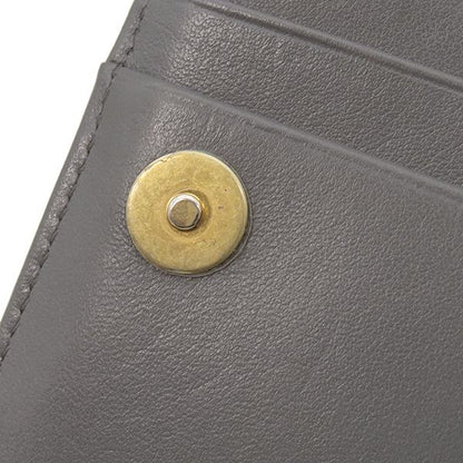 Chanel Chain Wallet Boy Chanel Chain Shoulder Mini Caviar Skin Grey Vintage