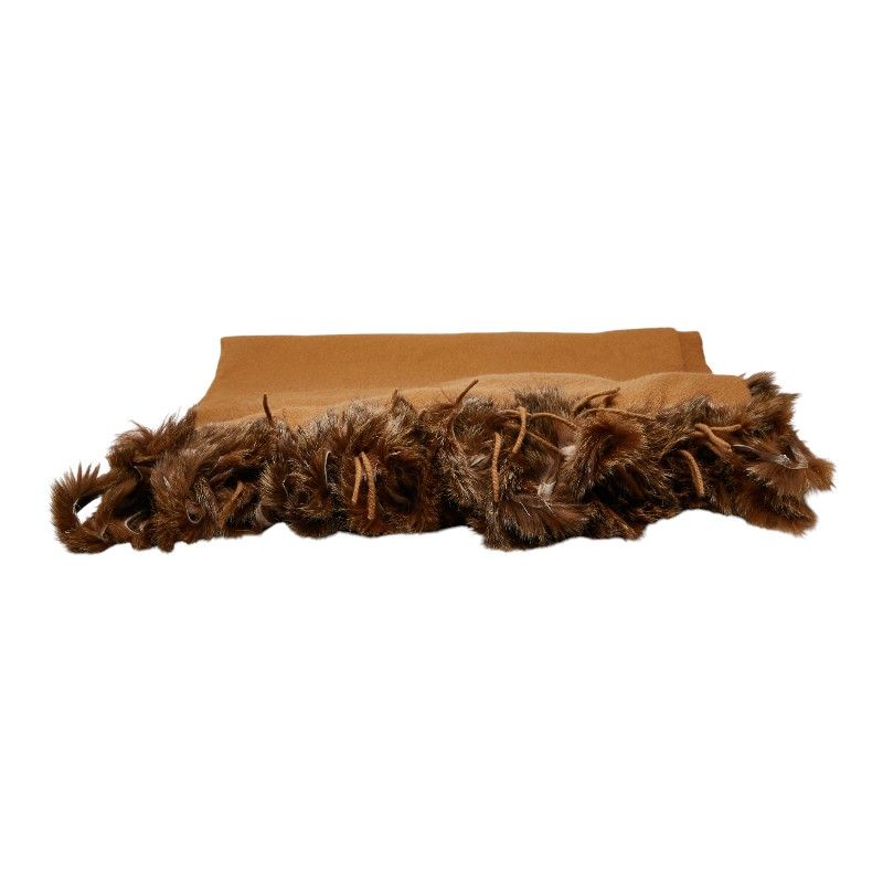 Fendi Brown Cashmere Fur Women's Fendi
