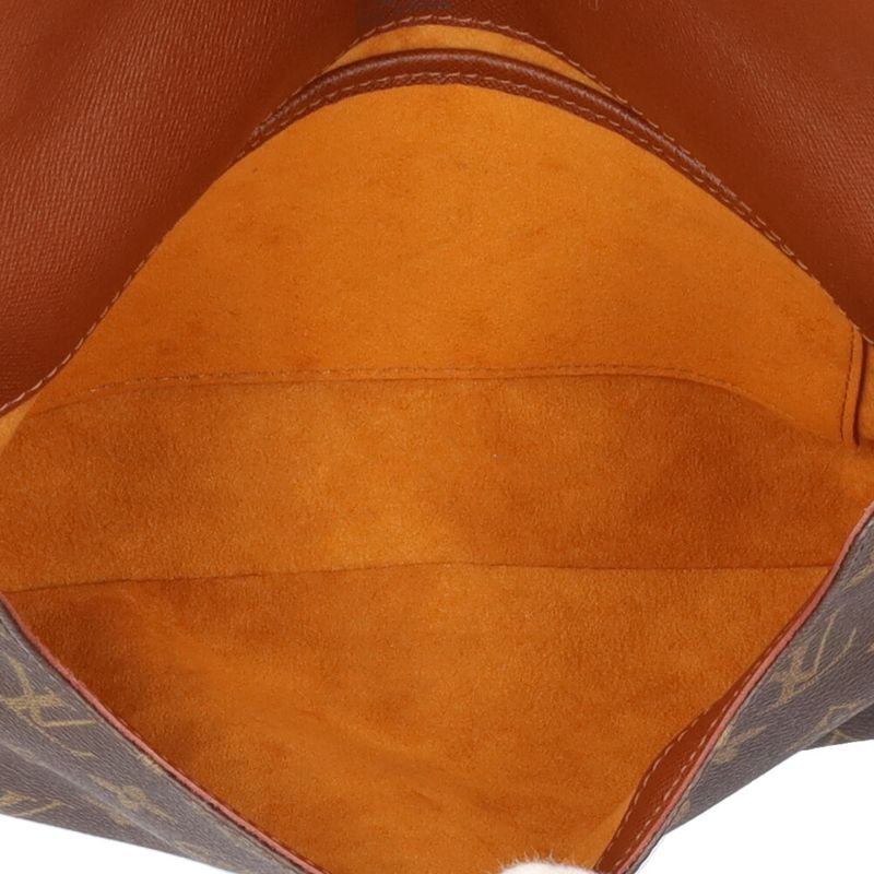 Louis Vuitton Musette Tango Monogram Shoulder Bag Monogram Canvas M51257 Brown