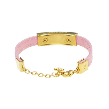 Louis Vuitton Bracelet Nanogram Enamel M8803z Pink Gdhardware Accessorie