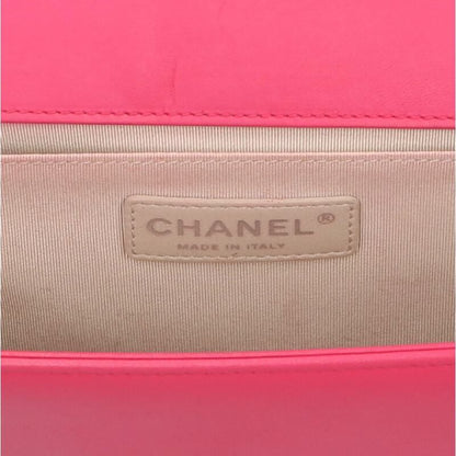 Chanel Boy Chanel Coco Mark Quilted Shoulder Bag Women