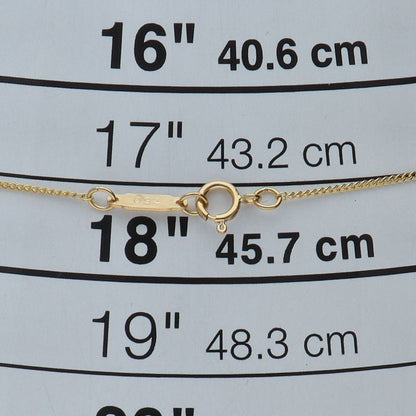 Tiffany & Co Chain Cross Amethyst Necklace 18k Yellow Gold Women