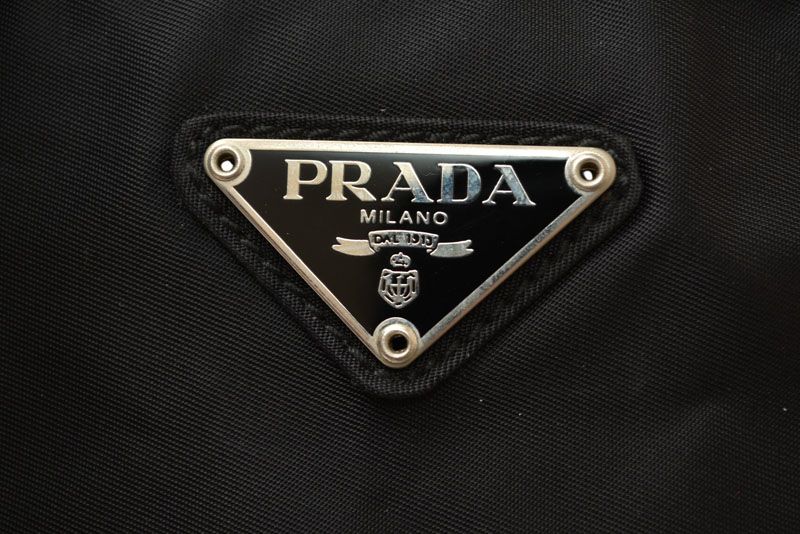 Prada Shoulder Bag Body Bag Prada Tessuto Black Men Women