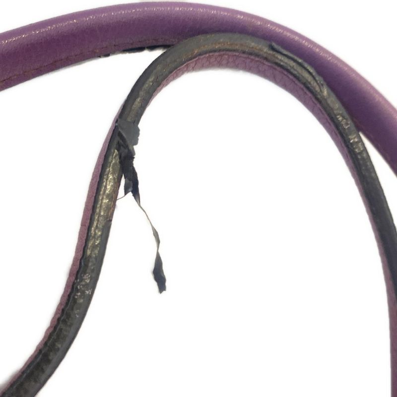 Loewe Heritage Purple Tassel Leather Tote Bag