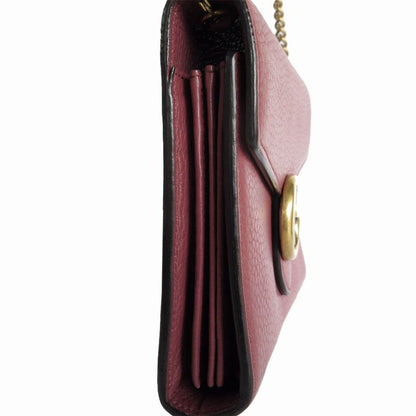 Gucci Crossbody Shoulder Bag Wallet Chain GG Marmont 401232