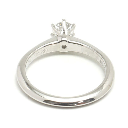 Tiffany & Co Set Diamond Ring Approx 9 Pt950 D0.35ct