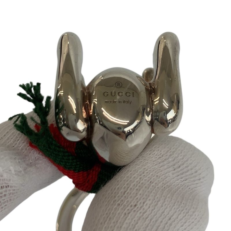 Gucci Sherry Line Silver Sv925 Silver Key Holder Ladies 505524