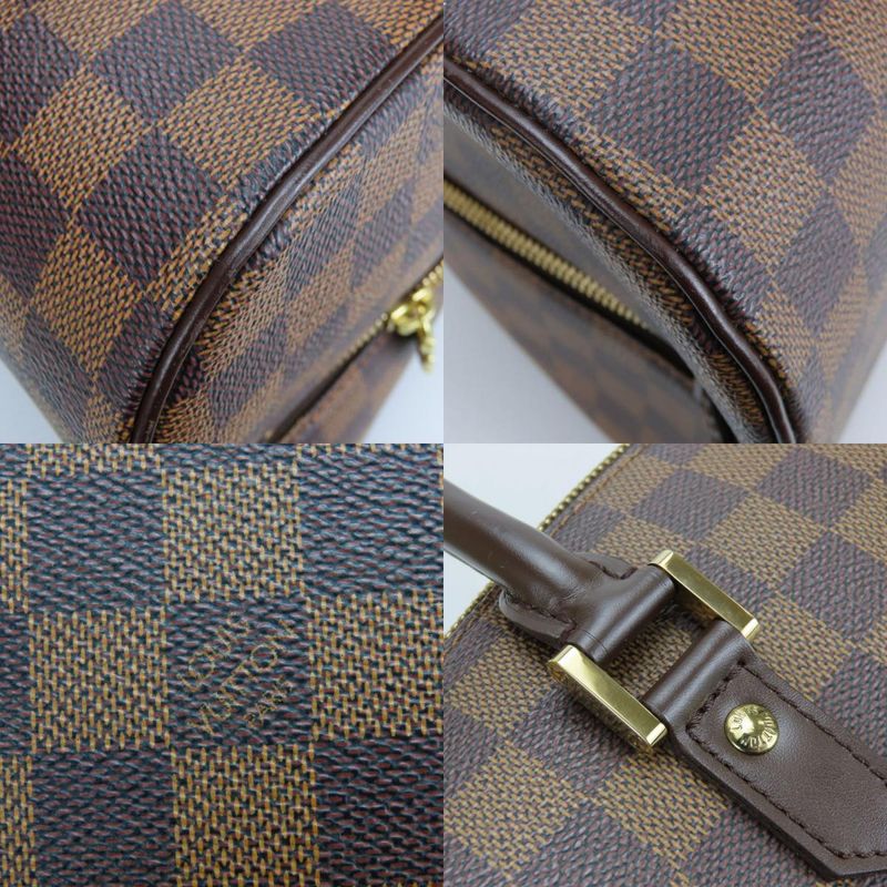 Louis Vuitton Handbag Rivera MM N41434 Damier Ebène Brown Gold Hardware Handbag